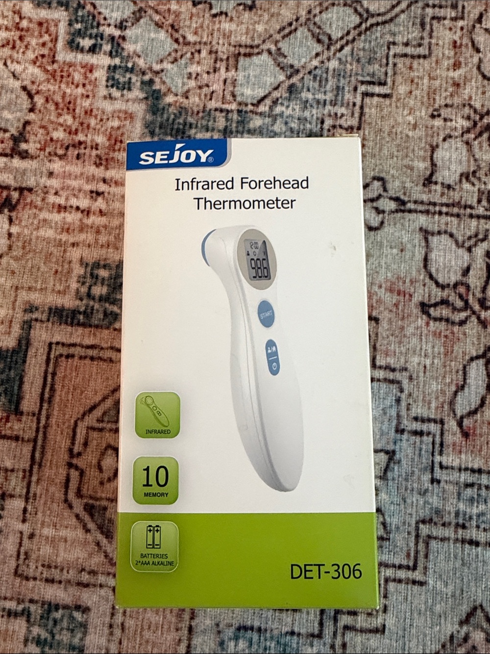 White Infrared Forehead Thermometer - Kids Accessories